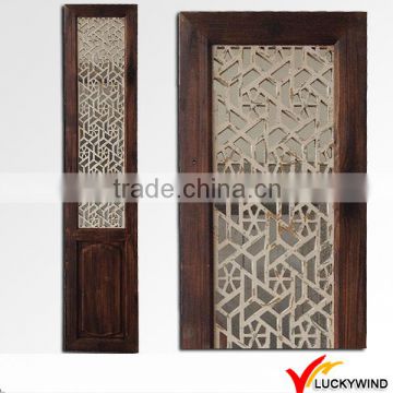 Mirrored Shabby Chic Decor Solid Exotic Wooden Handicraft Doors