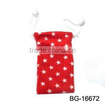 hot sale promotional mobile phone mini drawstring bags