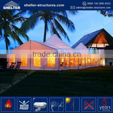 OEM waterproof, flame redartant, UV-resistant hot sale indoor party tent event marquee welding tents with curtain