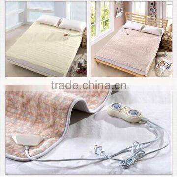 100% polar fleece fabric electric blanket with heating element