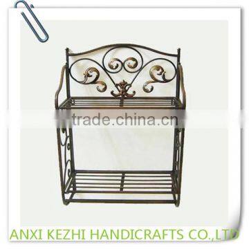 Towel Rack Fashion Metal Bathroom Shelf