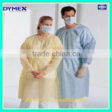 Non Woven Fabric Protective Disposable AAMI 2 Isolation Gown