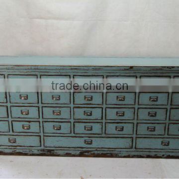 Chinese antique blue medicine cabinet