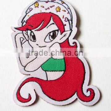 Wholesale custom patches woven with merrow edges