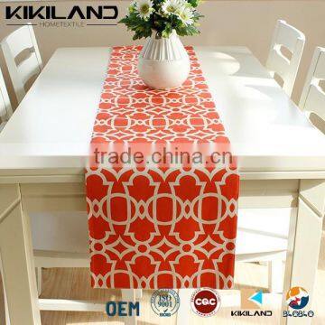 2015 new design red chinese art table runners fancy pattern tablecloths