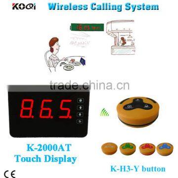 Digital Paging Call System Wireless service equipment K-2000AT+H3-Y with CE Cerfication