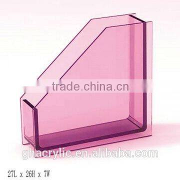 GH-RZ597 High-end and High Grade Custom Promotion Retail Acrylic Magazine Rack,customized Acrylic Magazine Rack photo-5