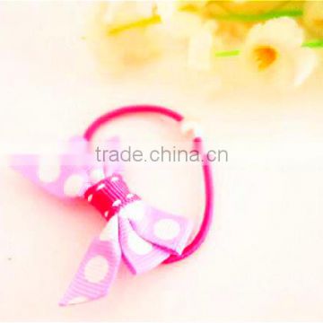 New Girl Rope Children Ponytail Holder Kids Baby Infant Hairband Elastic Hair Bow