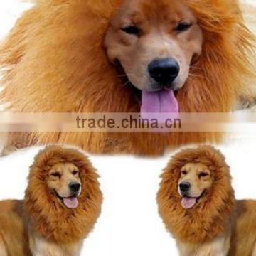 pet dog costume lion mane wigs