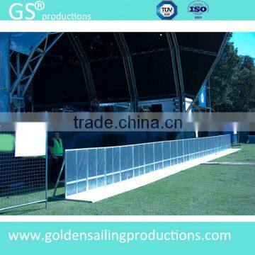 New products folding aluminum crowd barricade , aluminum crowd barrier