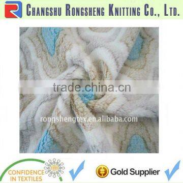 knitted fur fabric