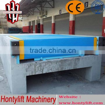 china supplier 8T CE dock ramp/telescopic man lift/yard ramp