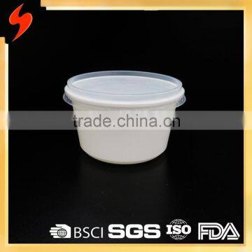 Wholesale Hygiene 500ml Transparent Plastic Round Disposable Bowl with Lid