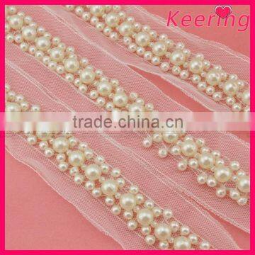 Wholesale beaded garment trim types for garment WTP-1212