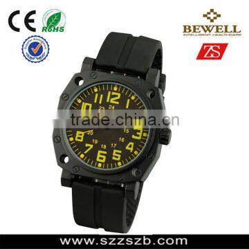 2014 fashion sports watch stainless steel case silicone sport watch unique sport watch