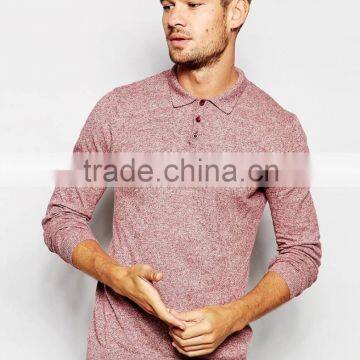 Cotton Sport Top Quality Man'S Polo T-Shirts Three Button Longsleeve Mens Polo Sports Shirt