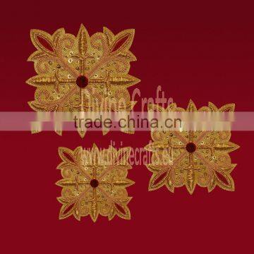 Handmade Cross Set of Tirtiri Gold