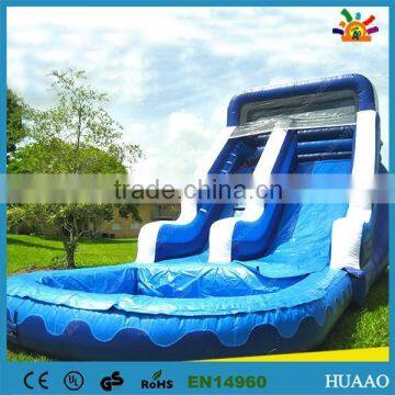 2015 Giant Floating Inflatable Pool Slide With Climbing Wall photo-3