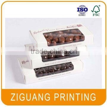 Customized cardboard box with window