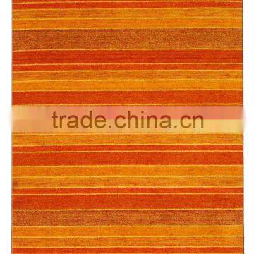 Handloom Carpet Design Stripes G Terra woolen carpet