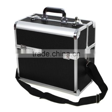 Aluminum Beauty Makeup Train Case Lockable Cosmetic Box