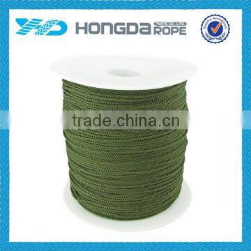 olive green braided 2mm polyester rope