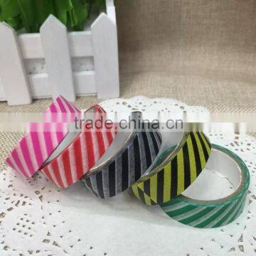 Supply can write hand tear tape paper Color paper tape