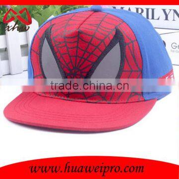 China Wholesale Kids Cute Applique Embroidered Spiderman Baseball Cap