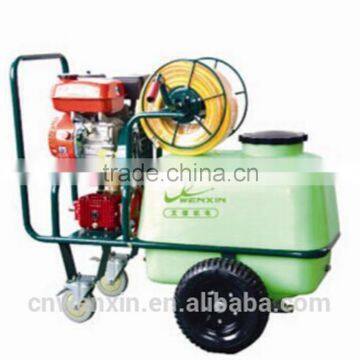 100L volume portable garden sprayer set with wheels