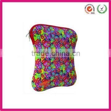 Promotional cheap colorful neoprene laptop bag with zipper