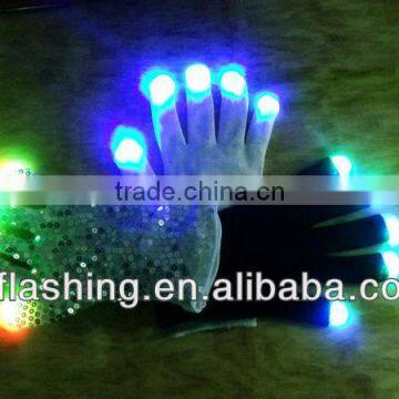 LED flashing gloves,Christmas gifts