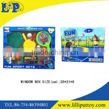 Funny kids outdoor play ball sport set toy