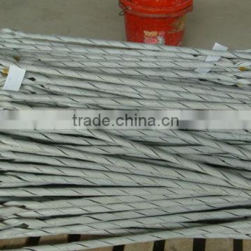 Preformed armour rods for conducor reinforcing rods for tension clamp