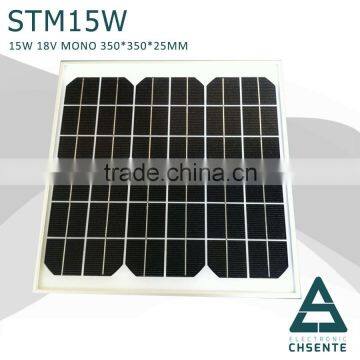 A grade solar cell 15w mono solar panels