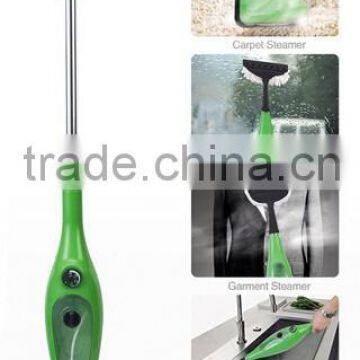 2015 HOT selling cheap multifunction home floor carpet 1300W 1800W steam cleaner 12 in 1 steam mop X12 as seen on TV