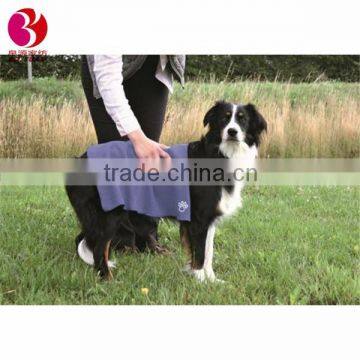 Plain dye pet towels with digital printing packing for dog