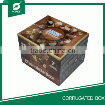CUSTOM PRINTED ICECREEN CAKE PACKAGING CORRUGATED BOX photo-3
