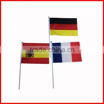 14*21cm hand waving flag,country flag,mini flag