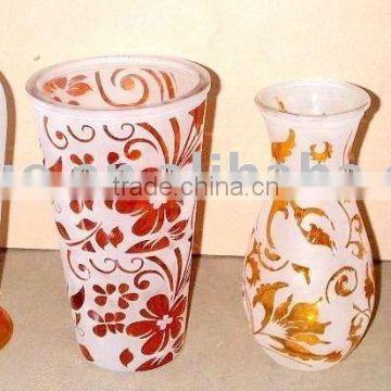 glass vase/colorful glass vase/clear glass vase