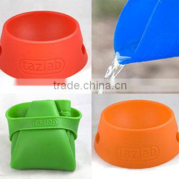 eco-friendly high quality hot selling silicone pet bowl