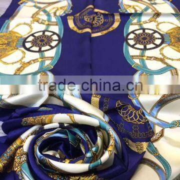 High Quality Customizable Digtial Printed Polyester Scarf Fashionable photo-2