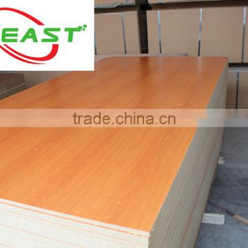 ash/beech/cherry/teak/sapeli/oak/walnut melamine MDF