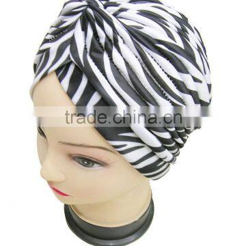 zebra Turban Head Wrap Band headband Hat Cap Chemo Bandanan