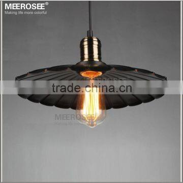 IndBlack Iron Lamp Vintage Industrial Pendant Lighting MD2803ustrial Loft Black Metal Pendant Light MD81764