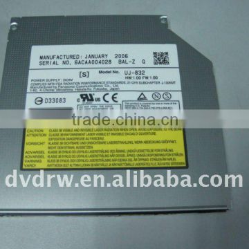 computer spare parts laptop dvd writer 9.5mm slim IDE UJ832 UJ-832