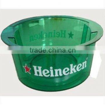 Plastic ice bucket,beer bucket/single bottle ice bucket/small ice bucket