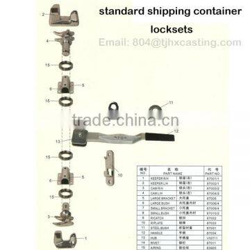 Steel Material standard container lock accessories