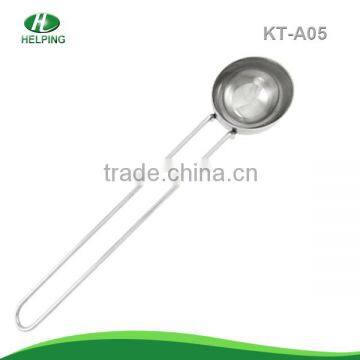 stainless steel tea scoop