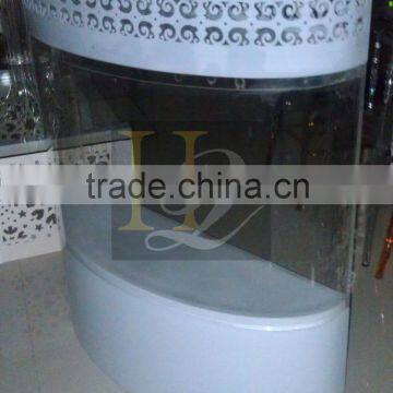 home decoration custom fashion acrylic fish tank/acrylic cylinder shape box