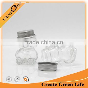 Children Favor Lovely Bear Glass Jars With Cap For Sale